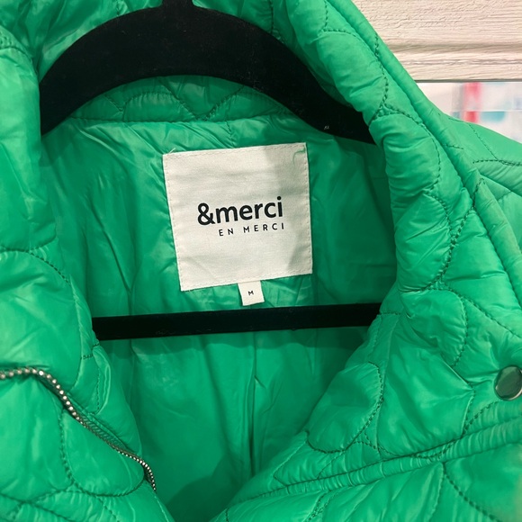 &merci green puffer - Picture 2 of 4